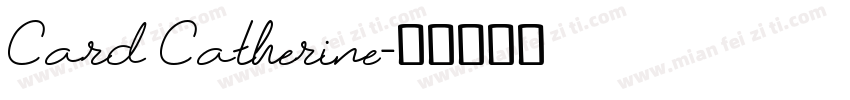 Card Catherine字体转换